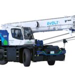 【画像】建設機械で進むEV化、25トンクラスの電動ラフテレーンクレーン 〜 画像1