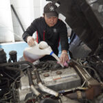 【画像】エンジンオイルで2024年問題を解決！ DPFの煤を防ぐオイルを開発した出光が、焼津のマグロ運送会社に製品を寄贈 〜 画像5