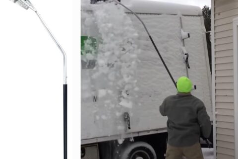 トラック雪降ろしはサバイバル？