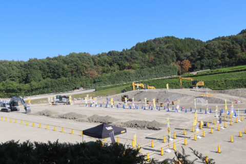 埼玉県秩父市で行なわれた大迫力の建機コンテスト