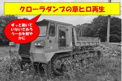 トラックの草ヒロに色を付けてみた