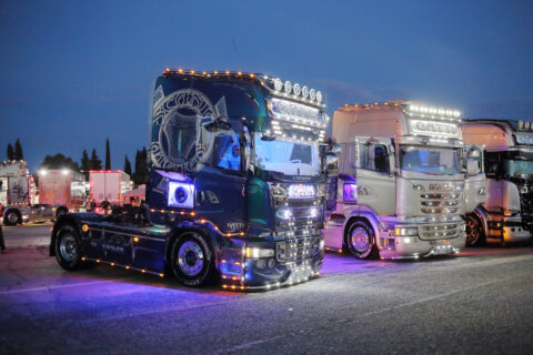 日本のアートトラックとはまた違う雰囲気を持つヨーロッパのカスタムとラック