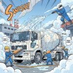 【画像】ミキサー車に洗車が必要な理由 〜 画像1