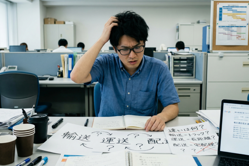 似ているようでも仕事は別物。輸送・運送・配送にはそれぞれ意味がある