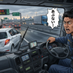 【画像】トラックドライバーが遭遇する危ない場面11選 〜 画像4