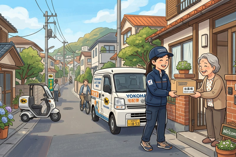 物流を支える数秒の交流の大切さ ラストワンマイル