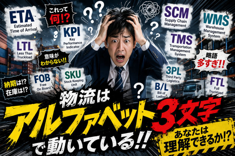 この会話、意味が理解できれば物流博士