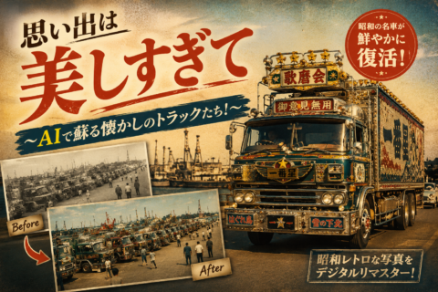 蘇る雄姿と思い出のトラックたち　