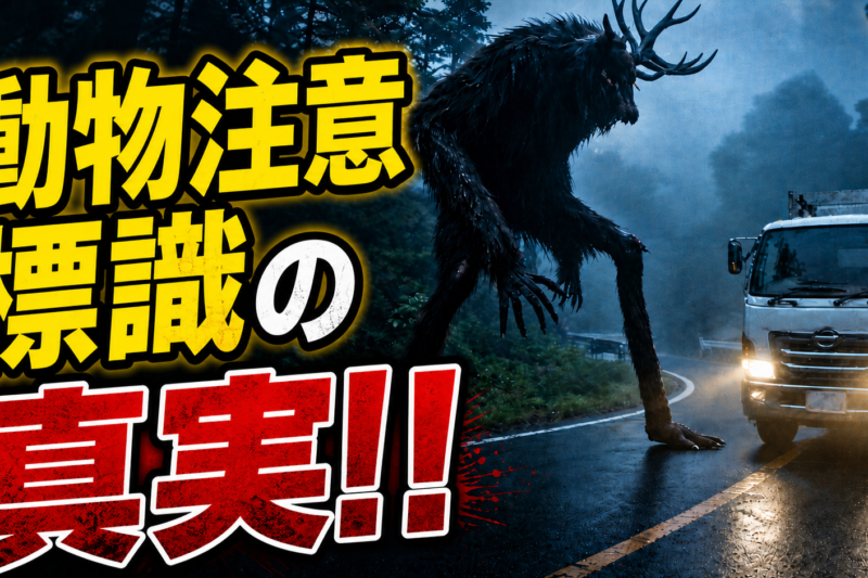 動物看板に潜む謎
