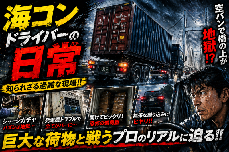 海コンドライバーならわかるはず「風よ止まれ！」