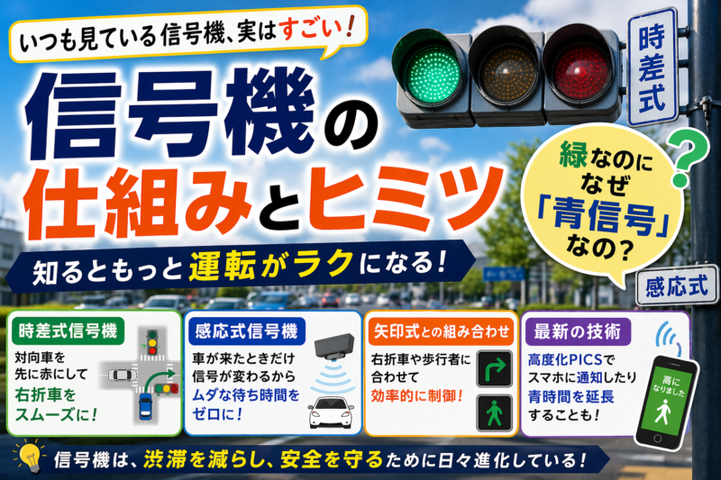 あって当たり前だけど、意外とすごいぞ信号機！