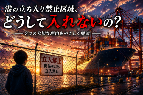 【港湾エリア】なぜそこのは入れないのか？　関係者以外立ち入り禁止の理由