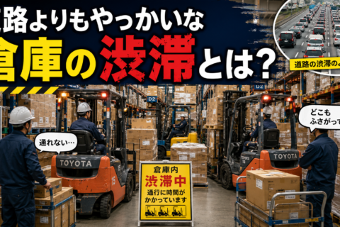 道路より厄介な物流の罠】フォークリフトがすれ違えない！？外からは見えない「倉庫内の渋滞」が起きる原因と4つの盲点