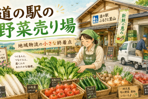 【畑から売り場への裏舞台】ただ新鮮なだけじゃない！道の駅の直売野菜を支える「軽トラと小さな地域物流」の段取り力