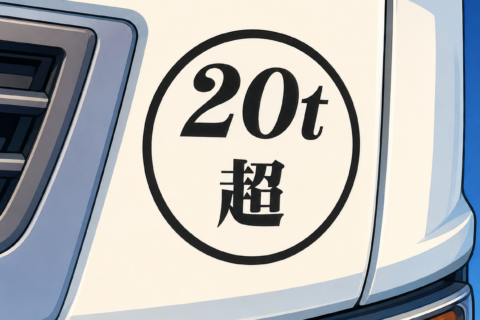 【知らなきゃ大損】トラック前面の「20t超」シールとは？特車申請を「片道」にしてコストを削る？