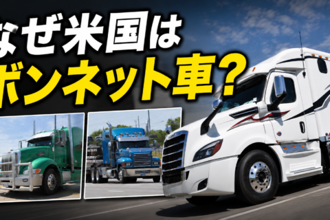 【ショート動画】日本と違う！アメリカの大型トラックが長い理由