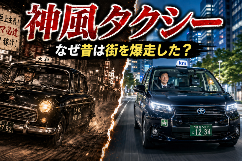 【動画】命知らずの昭和交通史「神風タクシー」
