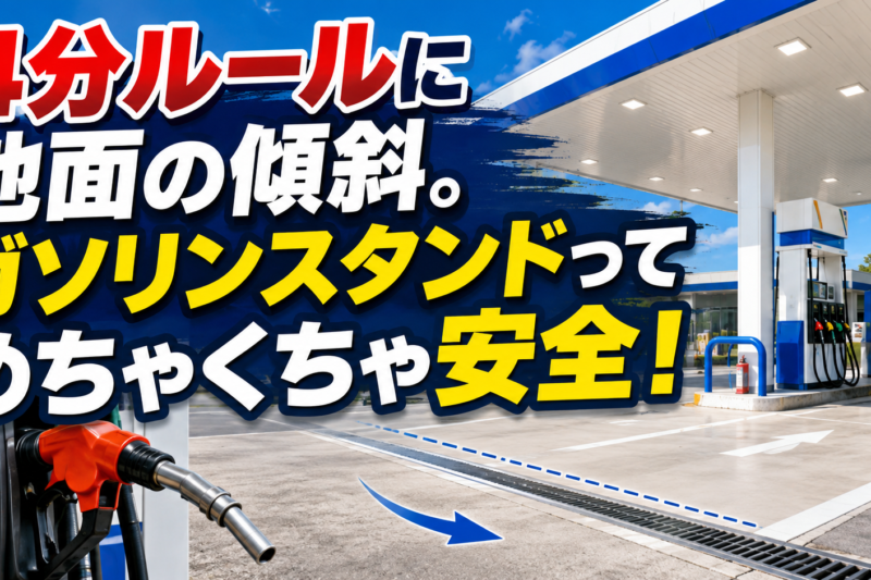 【ショート動画】セルフ給油は4分で自動停止！ガソリンスタンドに隠された安全対策