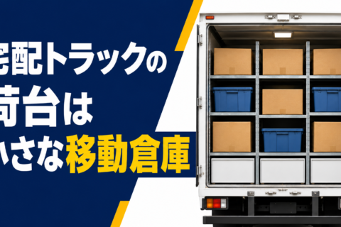【ただの箱じゃない】宅配トラックの荷台に隠された「小さな移動倉庫」の超絶パズルと、知られざるプロの整理術