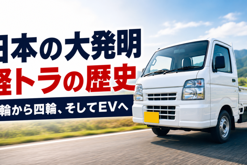 【日本の大発明】なぜ「軽トラ」は世界中で愛されるのか？三輪から四輪、そしてEVへ繋がる“最強の働く車”60年の闘魂史