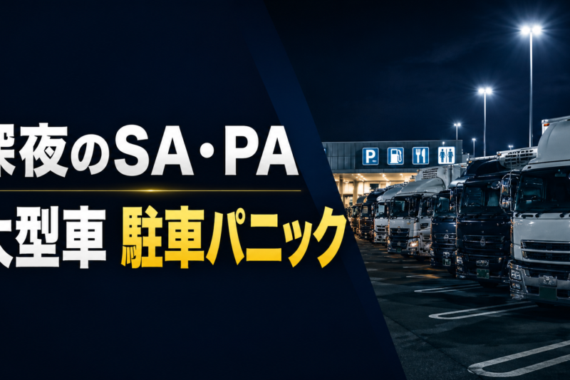 【大型車マスが足りない】新東名や名神の深夜に起きる駐車パニック！長距離ドライバーの休息を阻むSA・PAの深刻な実態