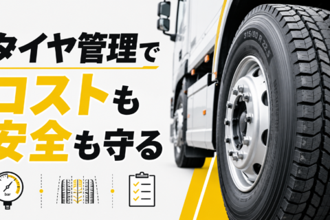トラック用タイヤは消耗品ではない？コストを削り安全を守る「タイヤマネジメント」