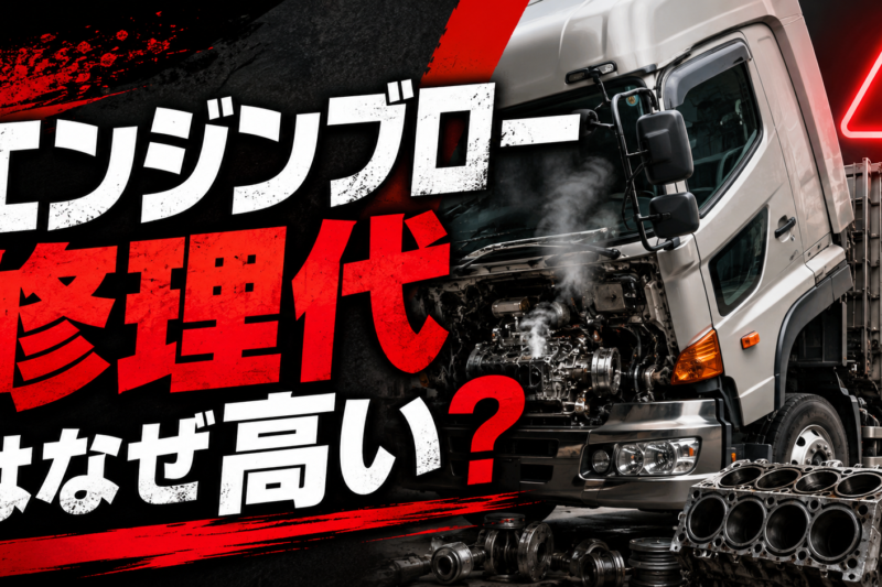 トラックのエンジンブローはなぜ高額修理になるのか？ 稼働停止を防ぐ修理と交換の現実