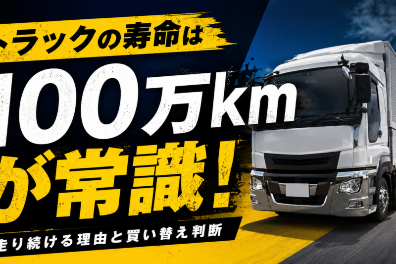 大型トラックはなぜ古くても走り続けるのか？ 走行距離100万km時代の寿命と買い替え判断