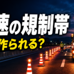 【画像】高速道路の規制帯はどう作られる？ 走行車両のすぐ横で進む命がけの安全作業 〜 画像1