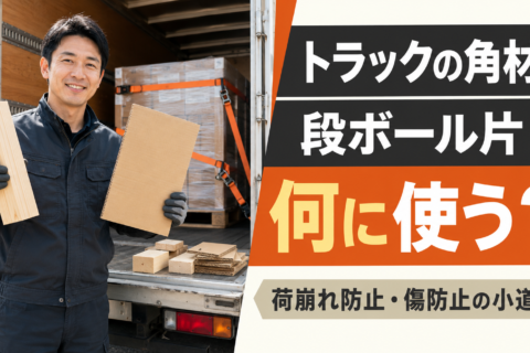 荷台の端材には意味がある――角材と段ボール片は何に使う？