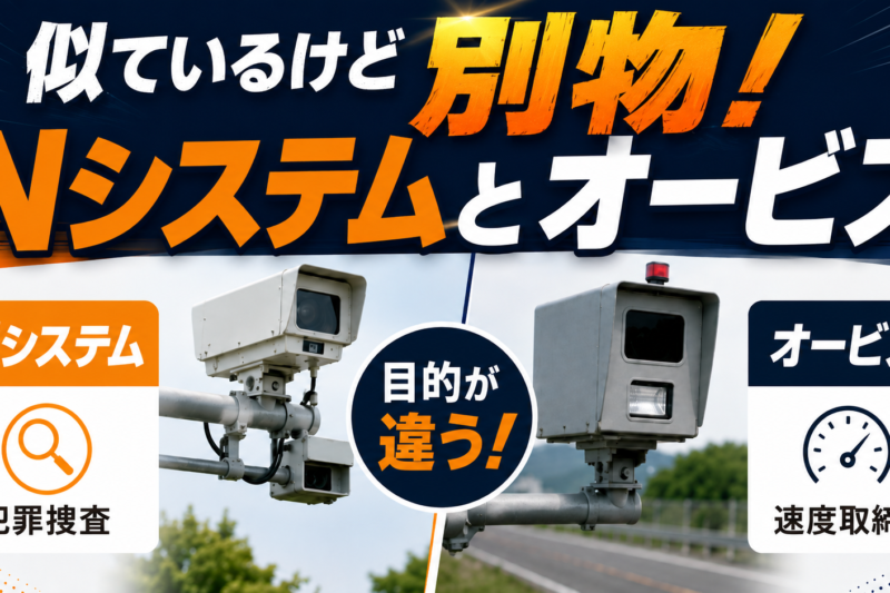 Nシステムとオービスは何が違う？ 道路上のカメラに隠された設置目的と役割の違い