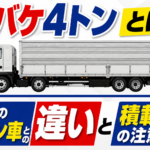 【画像】オバケ4トンとは？普通の4トン車との違いと積載量の注意点 〜 画像1