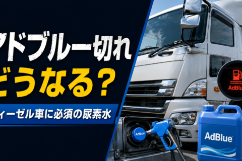 アドブルー切れはなぜ怖い？トラックのエンジンが動かなくなる原因と補充の重要性