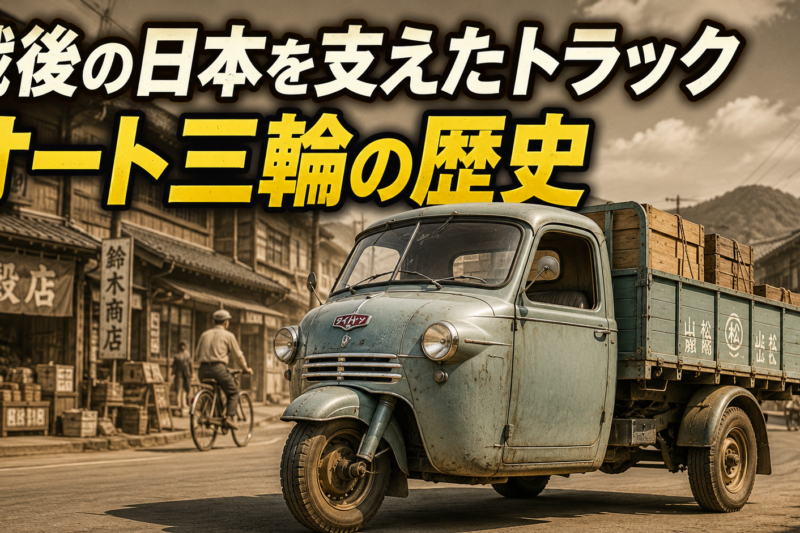 【ショート動画】なぜ消えた？戦後の日本を支えた「オート三輪」の歴史