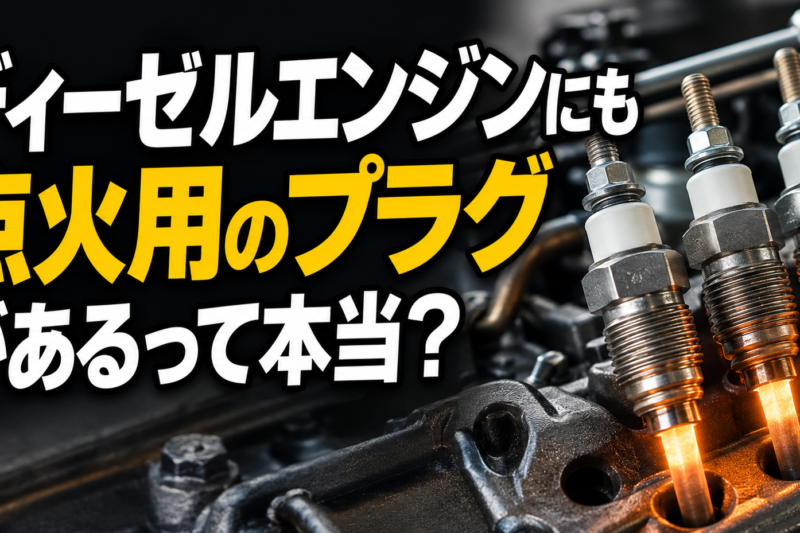 【ショート動画】ディーゼルにもプラグがある？「グロープラグ」の意外な役割