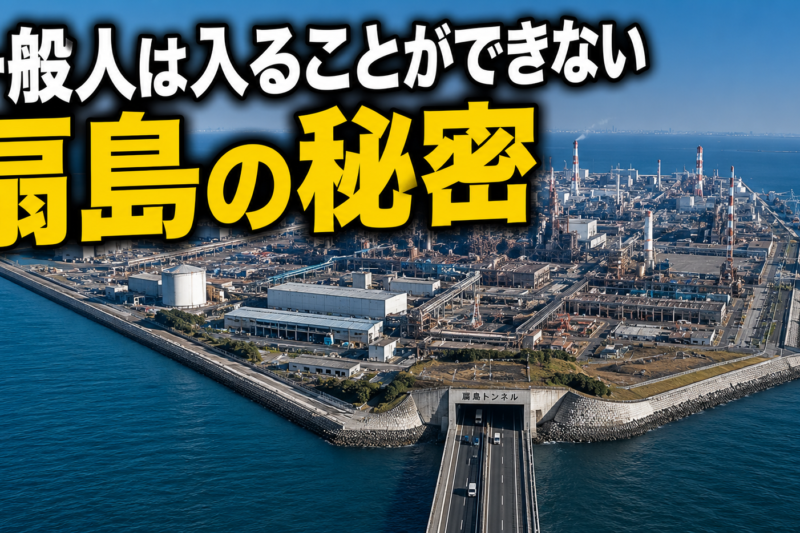 【ショート動画】一般人は入れない！海底トンネルの先にある「扇島」の秘密