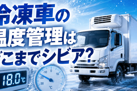 なぜ「冷やせばいい」ではダメなのか？冷凍車ドライバーが挑む、食の品質を守る繊細な温度管理