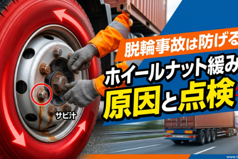 なぜトラックのタイヤは外れるのか？緩みを防ぐ正しい増し締め手順と日常点検