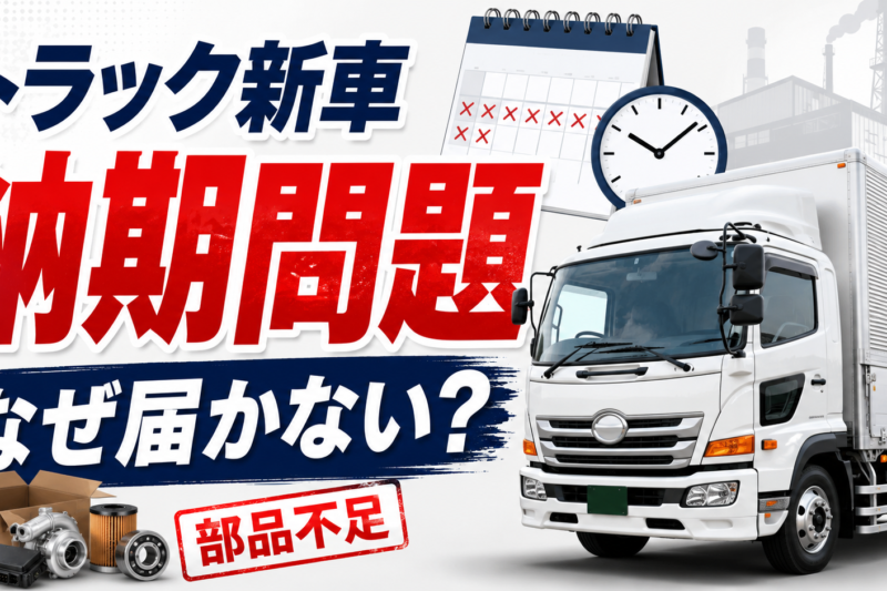 なぜ新車トラックが届かない？ 物流を直撃する“長納期”の深刻な理由