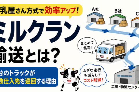 なぜ1台のトラックで何社も回る？ ミルクラン輸送の仕組み