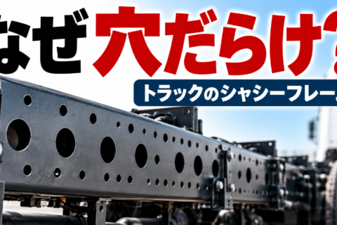 トラックのフレームはなぜ穴だらけなのか？
