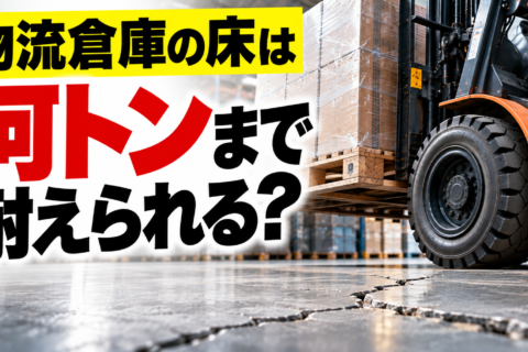 倉庫の床荷重とは？重さの限界を知る