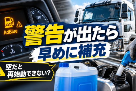 アドブルー警告灯が点いたら？空になるとどうなる？