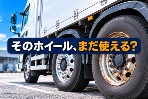 トラックのホイールは何種類？交換時期の見極め方