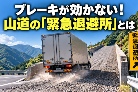 ブレーキが効かない！山道の「緊急退避所」とは