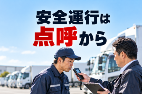 トラックの点呼とは？出発前と帰庫後に何を確認する？