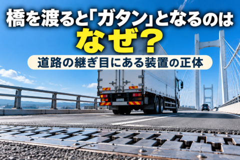 橋を渡ると「ガタン」となるのはなぜ？